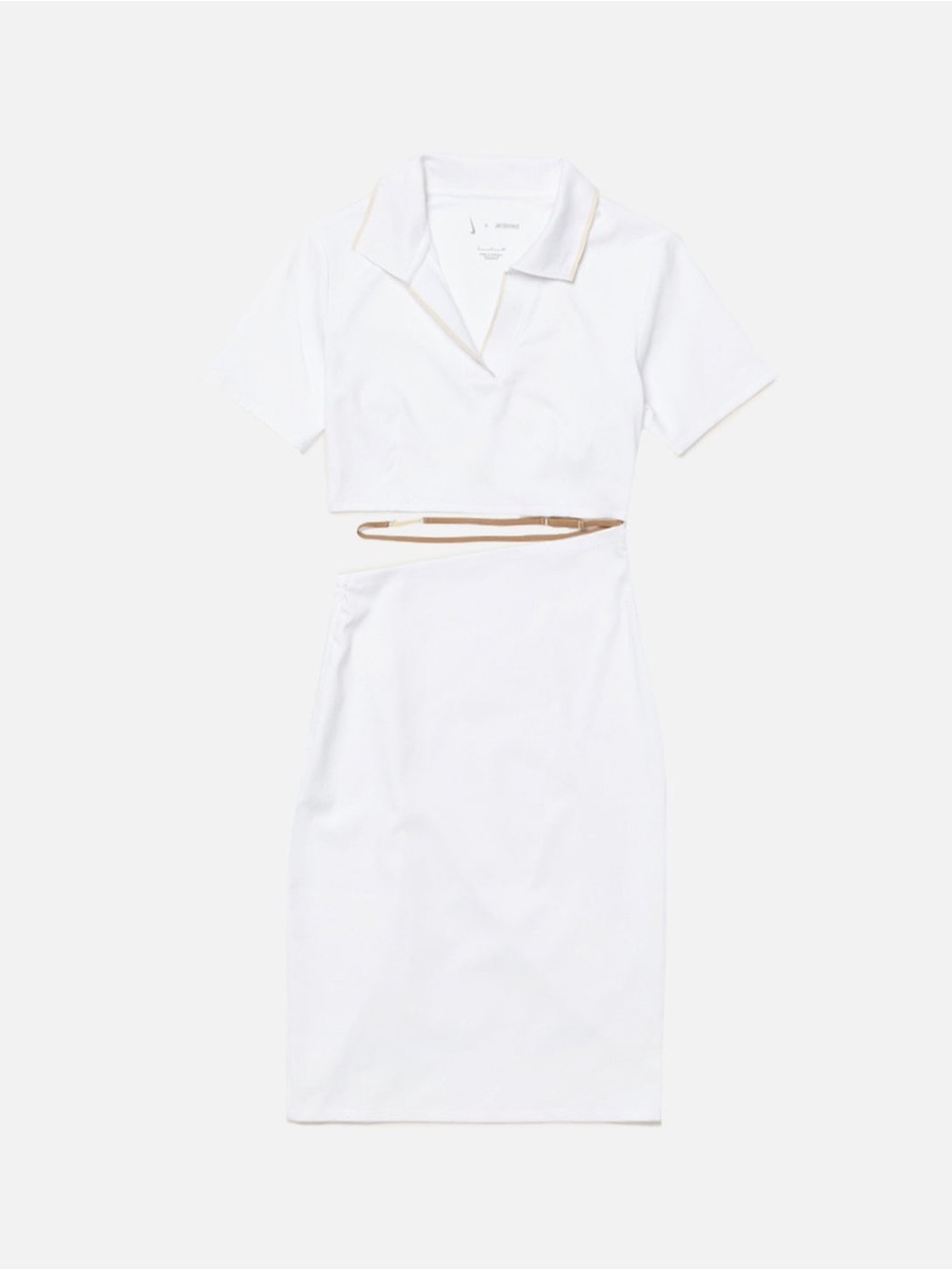 NIKE X JACQUEMUS WOMEN'S DRESS - WHITE